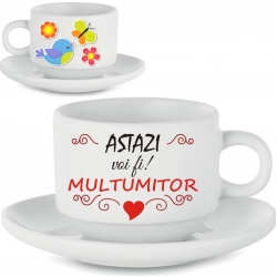 Canita cu farfurie si lingurita, Astazi voi fi multumitor!